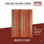 Ngói 2 vít nhãn hiệu ASROMA