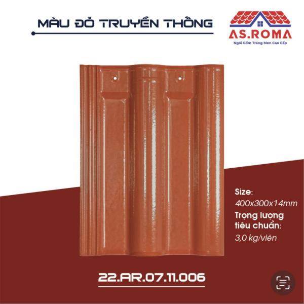Ngói 2 vít nhãn hiệu ASROMA